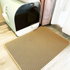 Cat Litter Mat - Waterproof Double Layer Litter Trapping Pad