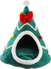 Christmas Pet House - Outdoor Rabbit Habitat Dog Tent Self Heating Cat Bed