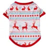 Christmas Pet T-Shirt - Santa & Snowflake Holiday Outfit for Dogs & Cats