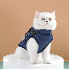 Cotton Pet Chest & Back Vest - Thick Warm Winter Coat for Dogs & Cats