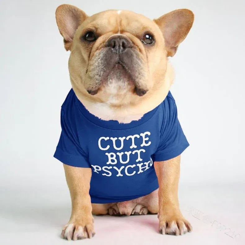 Cute Dog T-Shirt - Comfortable Cotton Apparel for Small & Large Dogs