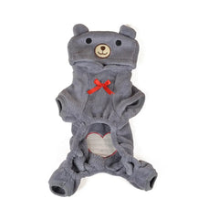 Cute Winter Dog Hoodie - Coral Fleece Warm Puppy Sweater for Small Pets