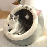 Deep Sleep Cat Bed - Cartoon Foldable Removable Washable Pet Sleeping Bag