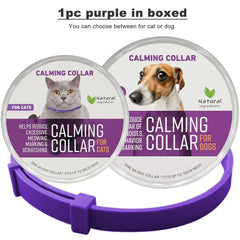 Dog Calming Collar - 60-Day Pheromone Anxiety Relief for Stress & Barking