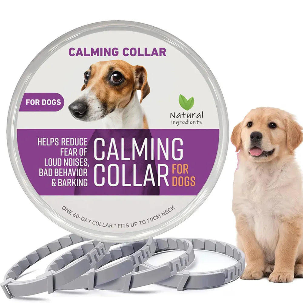 Dog Calming Collar - 60-Day Pheromone Anxiety Relief for Stress & Barking