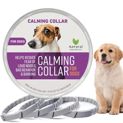 Dog Calming Collar - 60-Day Pheromone Anxiety Relief for Stress & Barking