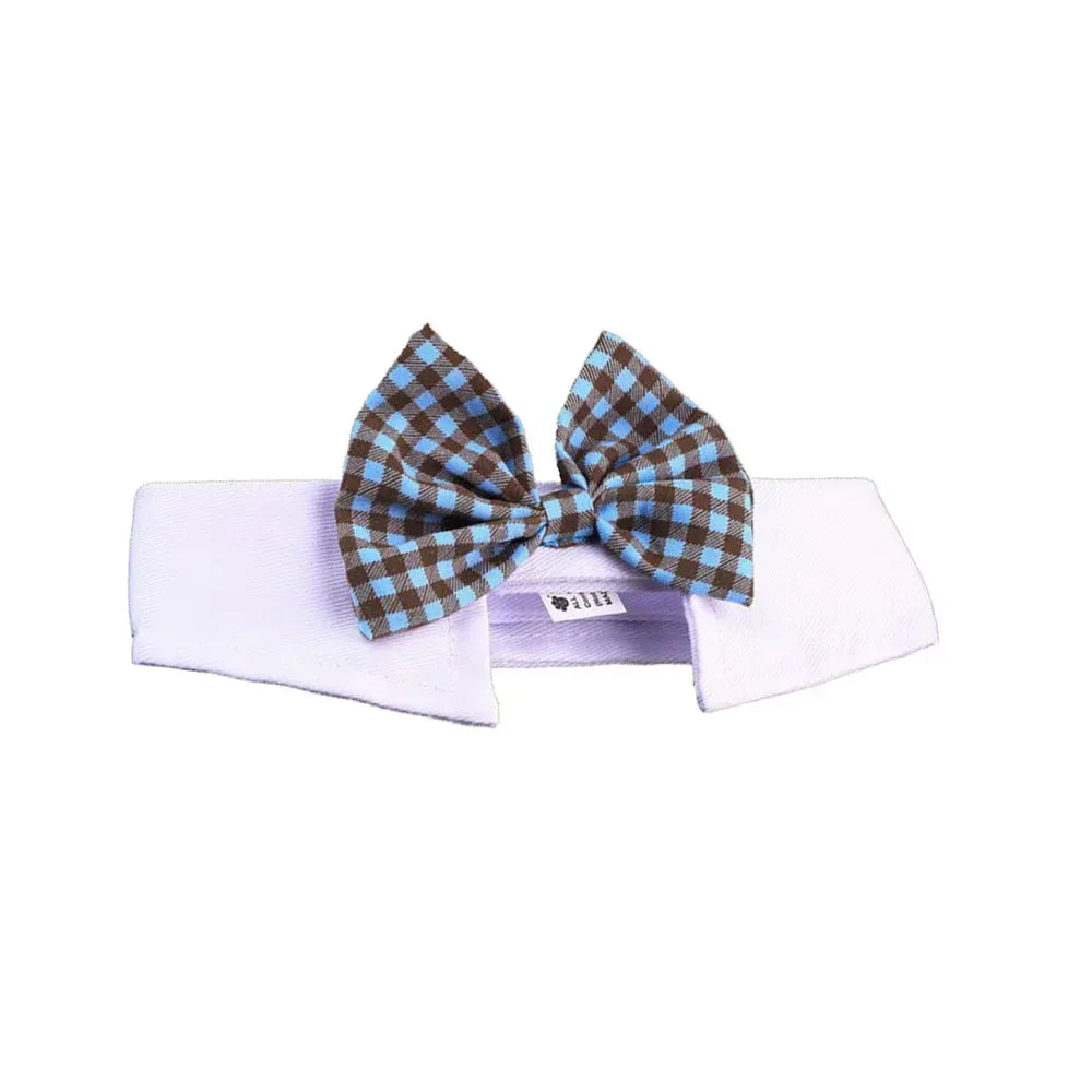 Dog Cat Tuxedo Collar - Wedding Bow Tie Pet Accessory for Special Occasions