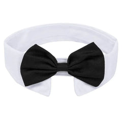 Dog Cat Tuxedo Collar - Wedding Bow Tie Pet Accessory for Special Occasions