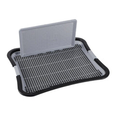 Dog Potty Tray with Post - Indoor Training Toilet for Dogs & Cats