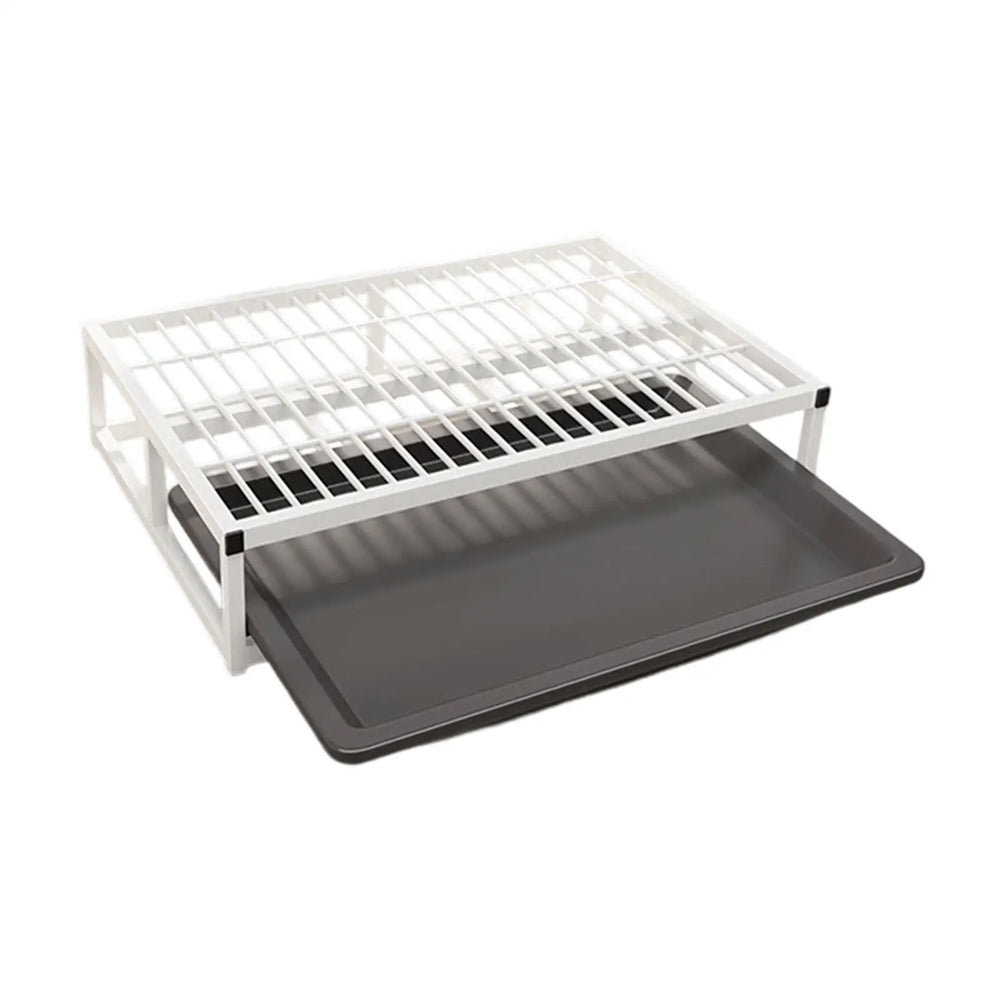 Dog Potty Tray with Pull-Out Drawer - Washable Indoor Training Toilet