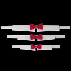 Dog Tuxedo Bow Tie - Adjustable Formal Collar for Weddings & Photos