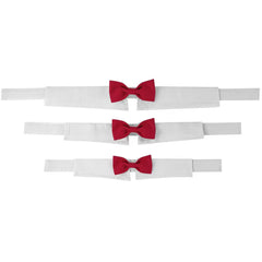 Dog Tuxedo Bow Tie - Adjustable Formal Collar for Weddings & Photos