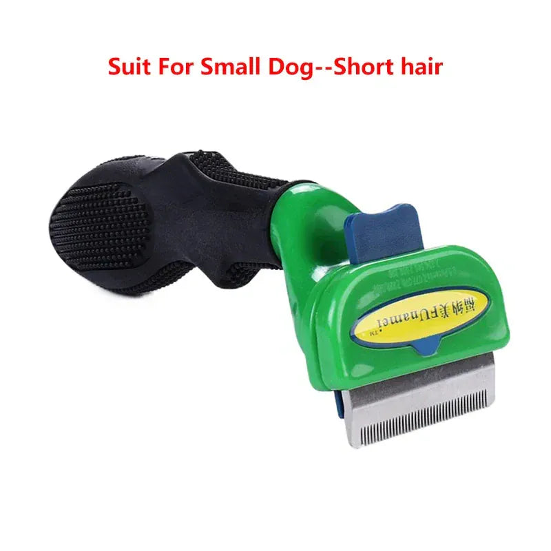 Dual-Sided Pet Grooming Brush - Hair Removal Comb for Cats & Dogs