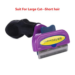 Dual-Sided Pet Grooming Brush - Hair Removal Comb for Cats & Dogs