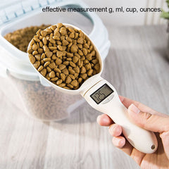 Electronic Pet Food Scale Spoon - Digital Measuring Cup with LED Display