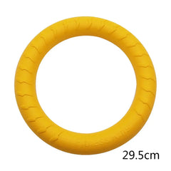 EVA Dog Ring Toy - Floating Chew Resistant Flyer & Puller