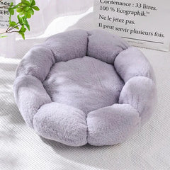 Flower Soft Pet Bed - Winter Warm Cat Dog Cushion Breathable Thicken Mat