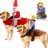 Funny Pet Costume Set – Cowboy, Santa, Snowman & Novelty Outfits for Dogs & Cats