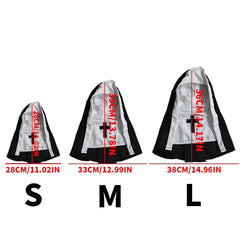 Halloween Nun Costume for Cats - Funny Pet Cosplay Cloak for Small Dogs