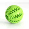 Interactive Rubber Dog Ball - Food Dispensing Chew Toy for Teeth Cleaning