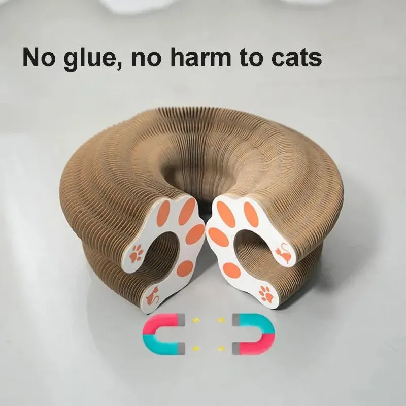 Kitty Kurlz Accordion Cat Toy - Magic Organ Scratcher with Bell Balls