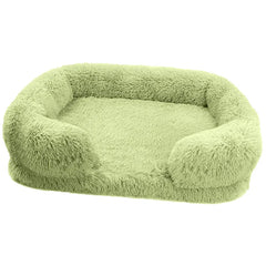 Large Orthopedic Dog Bed – Thickened Plush Pet Sofa with Removable Pad