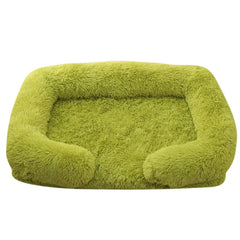 Large Orthopedic Dog Bed – Thickened Plush Pet Sofa with Removable Pad