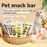 Liquid Cat Treats 15g - Tuna & Chicken Creamy Wet Snack Pouches