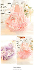 Lolita Pet Tutu Skirt – Thin Strapped Princess Dress for Small Dogs & Cats