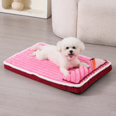 Medium Dog Bed with Pillow - Washable Cat Nest Sofa Cushion Mat