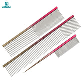 OITABI Professional Pet Grooming Comb Set - Gradient Tapered Tail Combs for Styling & Finishing