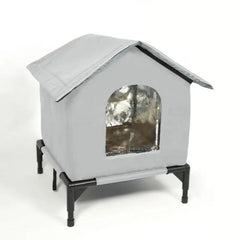 Outdoor Waterproof Cat & Dog House – Winter Warm Pet Cave Sleeping Bed