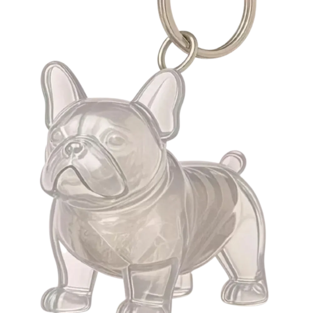 Pet Hair Memorial Keychain - DIY Dog Hair Storage Jewelry Gift