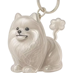 Pet Hair Memorial Keychain - DIY Dog Hair Storage Jewelry Gift