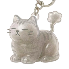 Pet Hair Memorial Keychain - DIY Dog Hair Storage Jewelry Gift