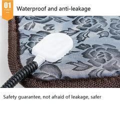 Pet Heating Pad - Adjustable Temperature Electric Mat for Dogs & Cats