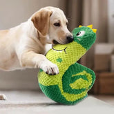 Pet Puzzle Snail Plush Toy | Interactive Dog Training Toy | Hidden Food Treat Puzzle Chew Toy | Sound & Collapsible Resistant Dog Toy