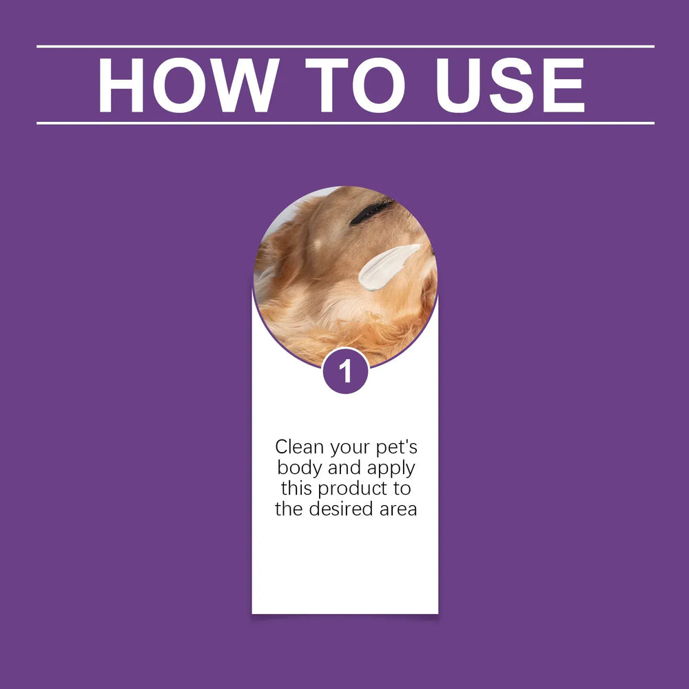 Pet Skin Care Cream - Soothing Balm for Dogs & Cats with Dry Itchy Skin