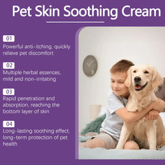 Pet Skin Care Cream - Soothing Balm for Dogs & Cats with Dry Itchy Skin