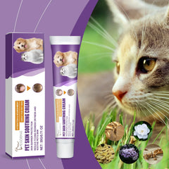 Pet Skin Care Cream - Soothing Balm for Dogs & Cats with Dry Itchy Skin