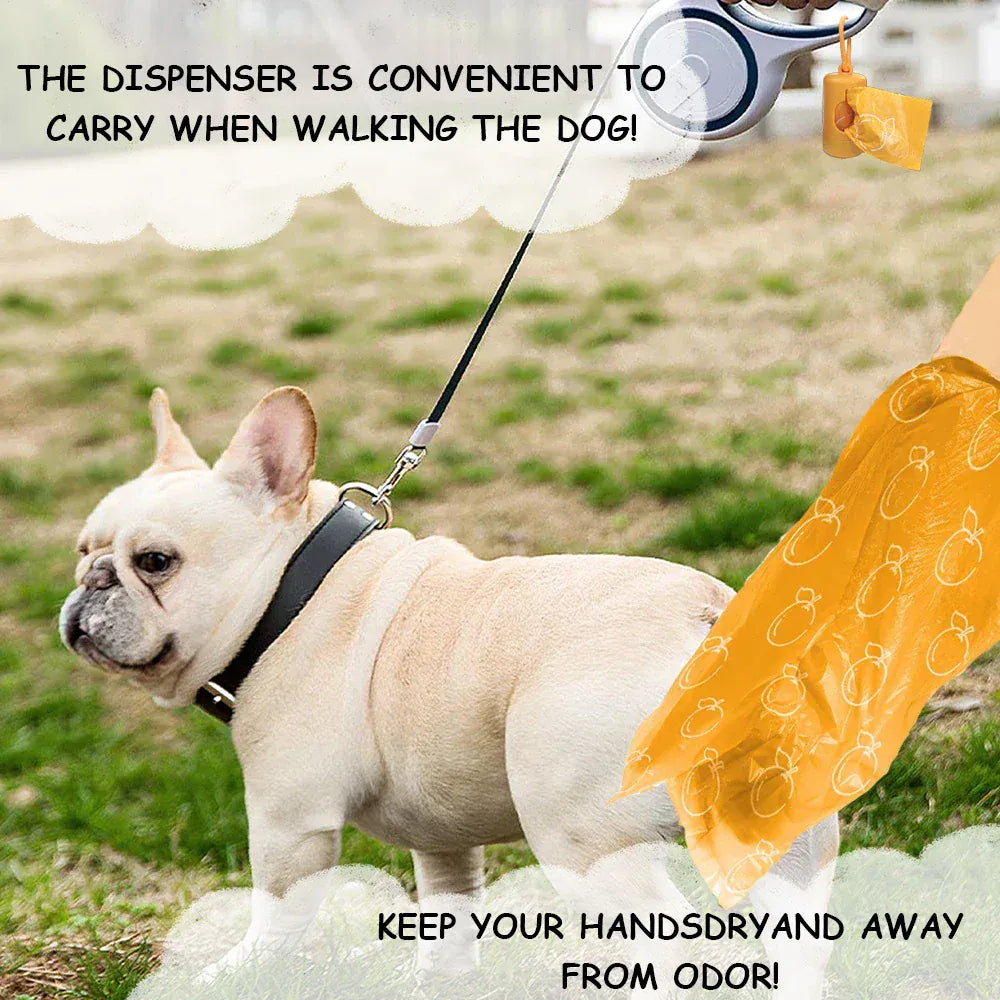Photodegradable Dog Poop Bags - Scented Leak Proof Pet Waste Bags