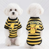 Pikachu Dog Clothing Set – Summer Breathable Pet Vests & T-Shirts | Official IP Licensed Pet Apparel for Small & Medium Dogs