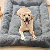 Plush Orthopedic Dog Bed for Large Dogs - Extra Large Sofa Mat with Thickened Sponge, Super Soft Pet Crate Pad, Non-Slip Bottom