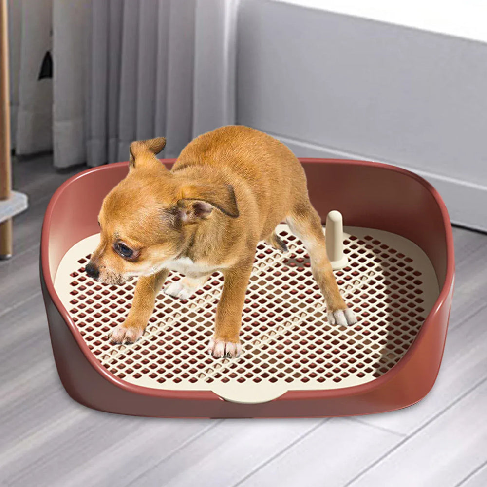 Portable Dog Toilet - Puppy Potty Trainer with Anti-Splash Grid