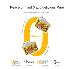 Premium Canned Dog Wet Food | High-Protein Beef Snack | Hydrating & Fattening Nutritional Supplement | Soft Meat Treat for