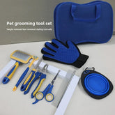 Professional Pet Grooming Kit | Dog & Cat Hair Trimmer, Nail Clipper & Comb Set | Knotting & Hair Removal Tools