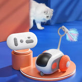 Remote Control Cat Toy Car - Automatic Self-Driving Smart Toy with Obstacle Avoidance