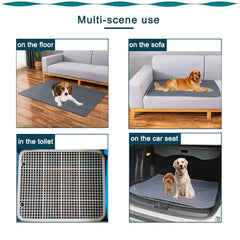 Reusable Dog Pee Pad - Washable Absorbent Puppy Training Mat Waterproof