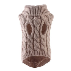 Small Dog Sweater | Autumn & Winter Knitted Pullover, Warm Solid Pet Clothes