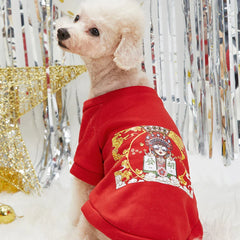 Solid Color Pet Hoodie - Two-Legged Winter Sweatshirt for Cats & Puppies